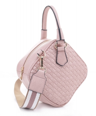 Rhombus Woven Crossbody FC20364 BLUSH